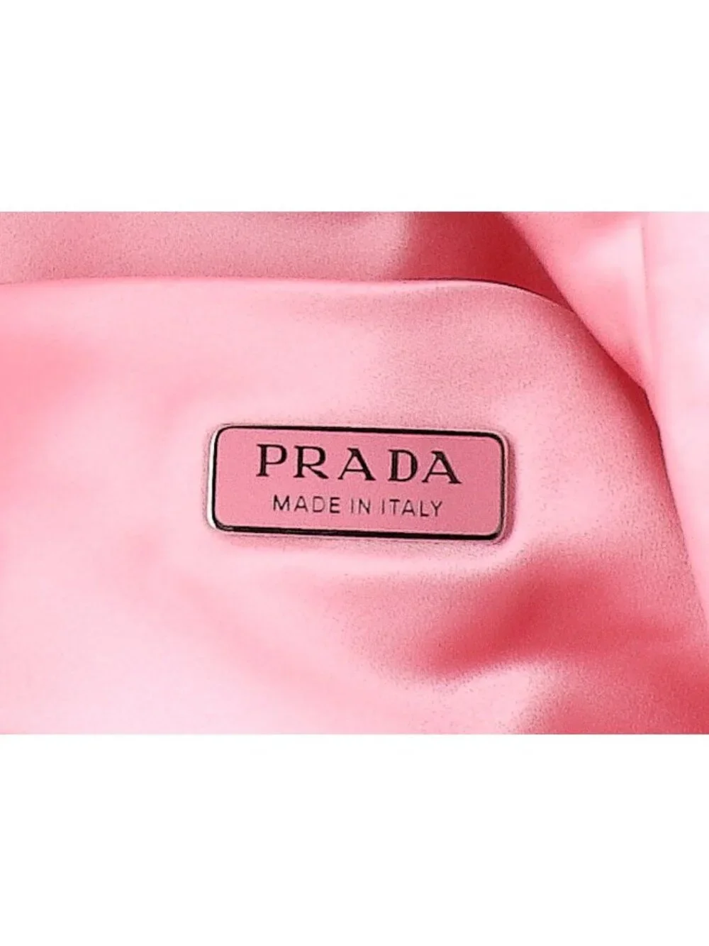 Prada Wish Silk Duchess Drawstring Pouch